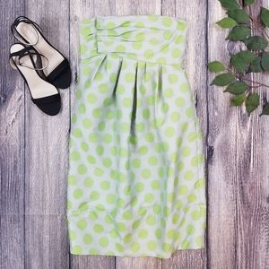 Vera Wang Lavender Label Silk Polka Dot Dress